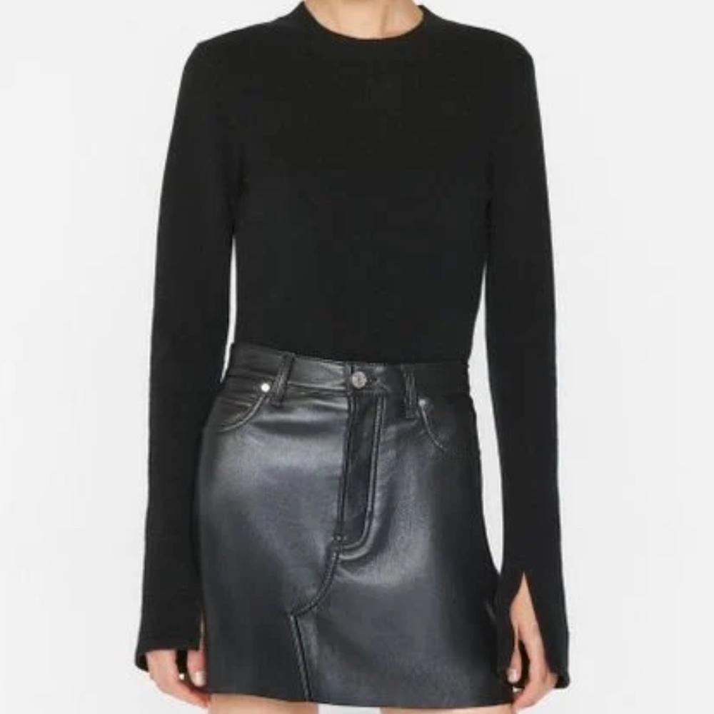 NWT Cashmere Stretch Split Sleeve Sweater by Frame